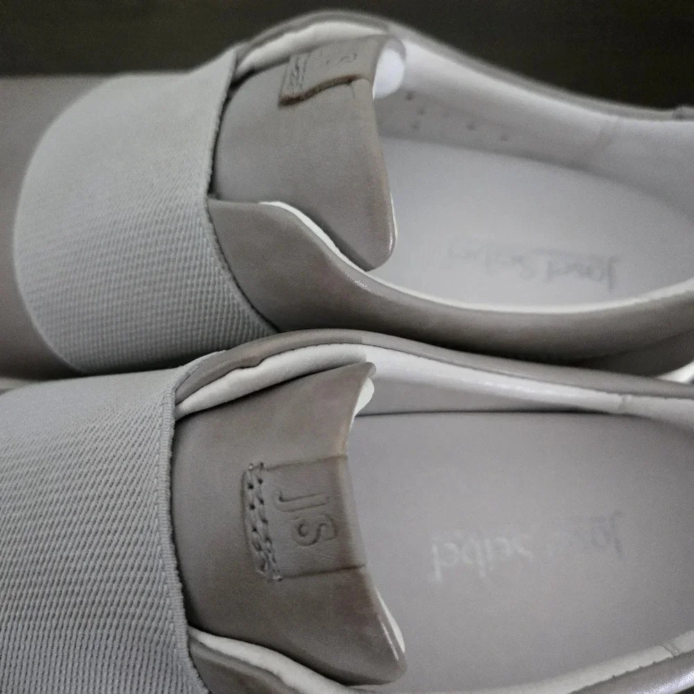 Josef Seibel Women Caren 14 Gray Leather Casual Slip On Sneakers US10 (40)